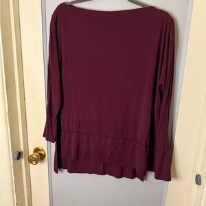We The Free/Free People Women's Burgundy Long Sleeve Top